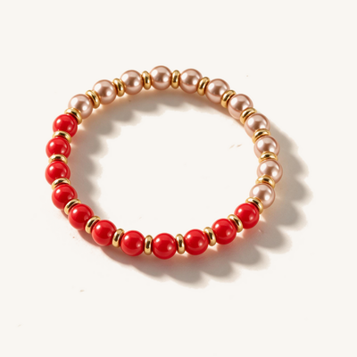 Rosewater Gradient Pearl Bracelet