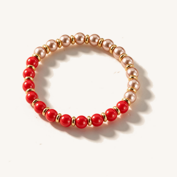 Rosewater Gradient Pearl Bracelet