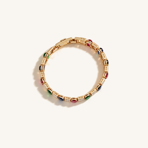 Tri-Color Mosaic Bracelet