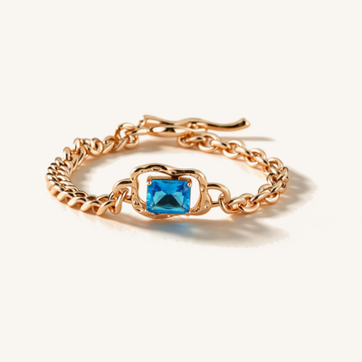 Hudson Blue Cuban Bracelet