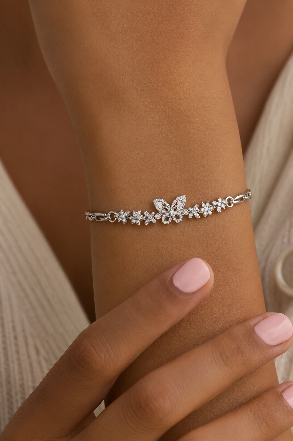 Butterfly Crystal Bracelet
