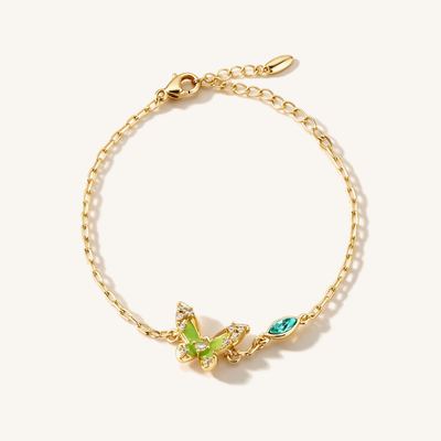 Emerald Butterfly Bracelet