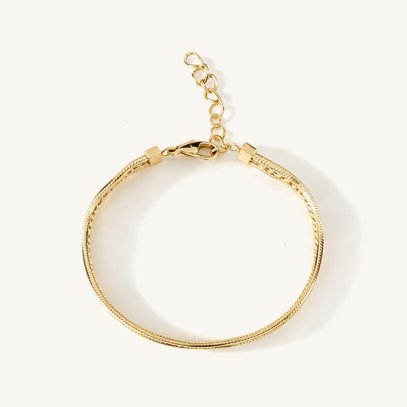 Double Serpent Cuff
