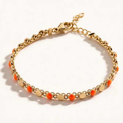 Ember & Onyx Woven Bracelet