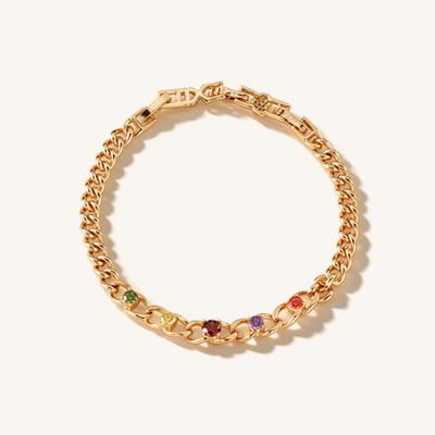 Rainbow Link Bracelet