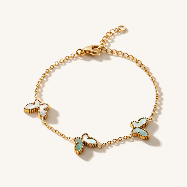 Two-Tone Butterfly Bracelet