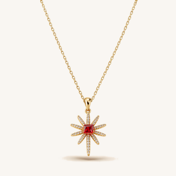 Red Coral Bead Necklace