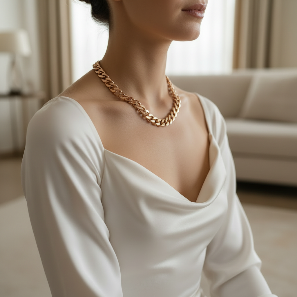 Cuban Link Necklace - Lifestyle Square