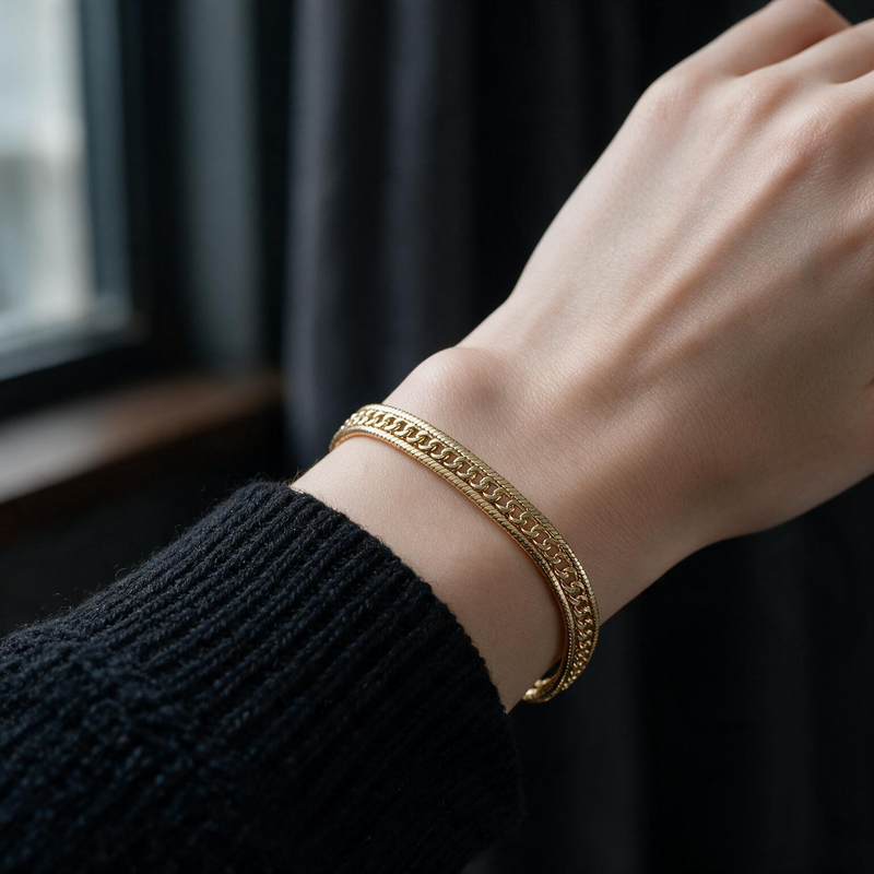 Double Serpent Cuff