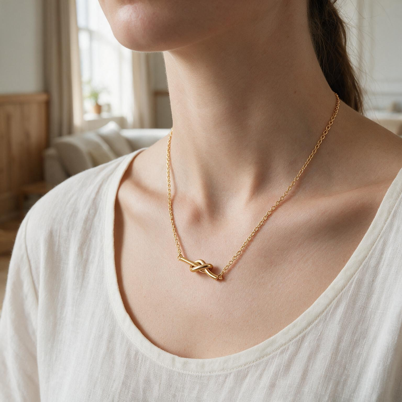 Twisted Gold Necklace