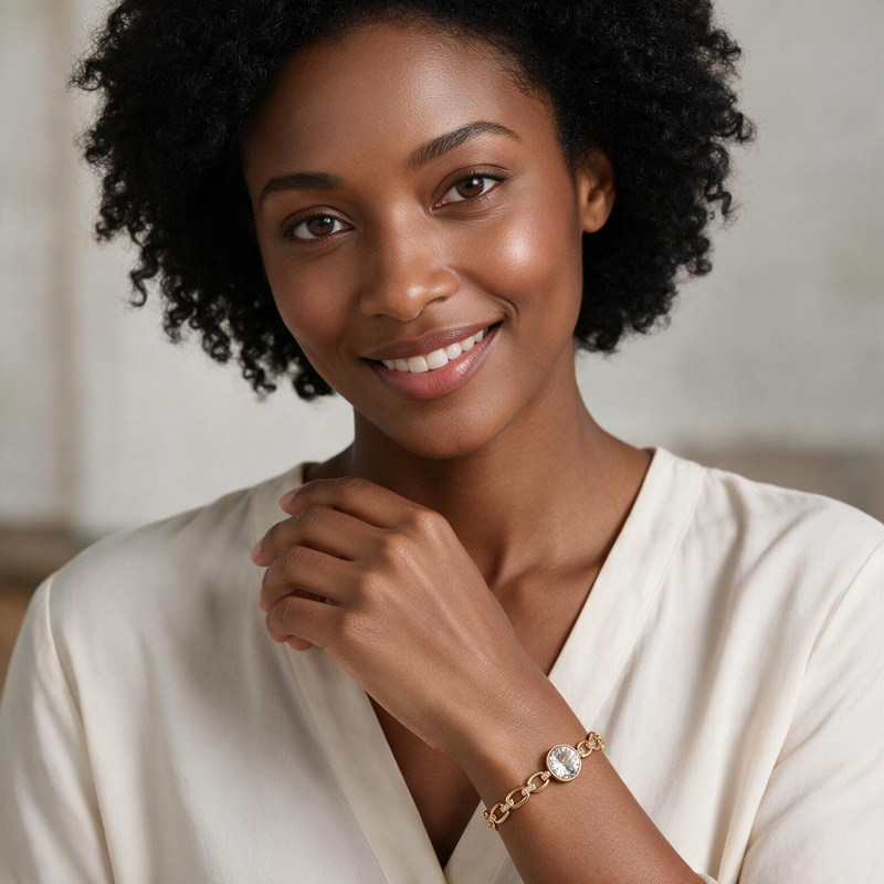 Oval Statement Bracelet