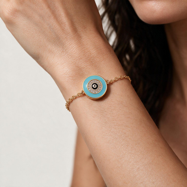 Blue Evil Eye Bracelet