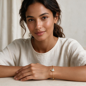 Two-Tone Butterfly Bracelet