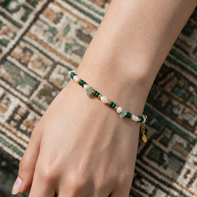 Malachite Meadow Bracelet