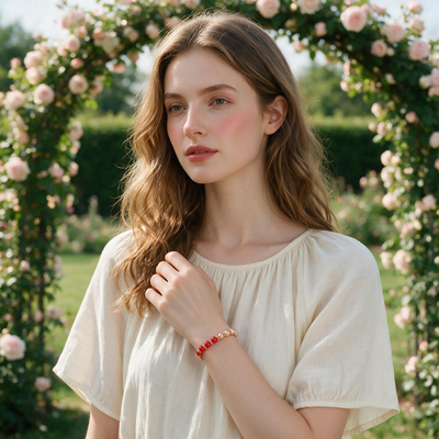 Rosewater Gradient Pearl Bracelet