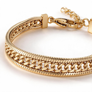 Double Serpent Cuff