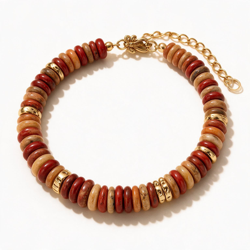 Earth Mix Bead Necklace