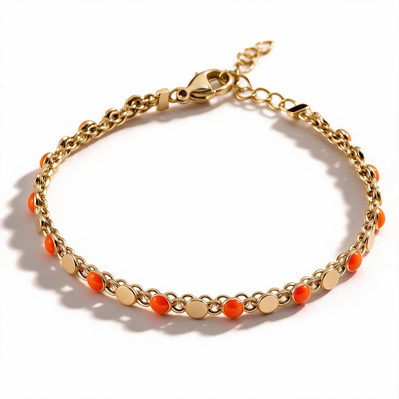 Ember & Onyx Woven Bracelet