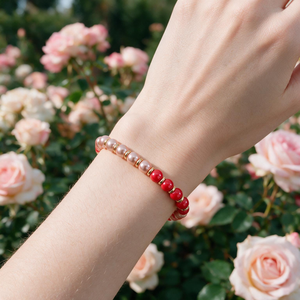 Rosewater Gradient Pearl Bracelet