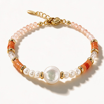 Pearl & Crystal Garden Bracelet