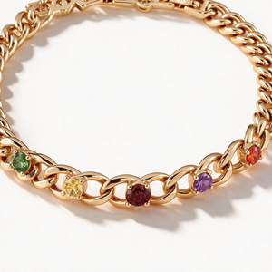 Rainbow Link Bracelet
