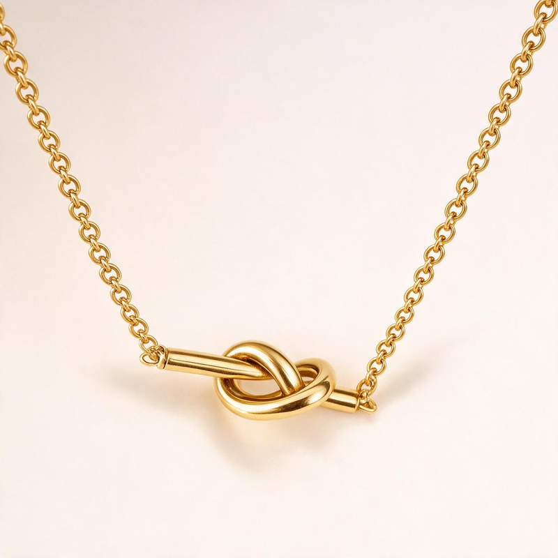 Twisted Gold Necklace