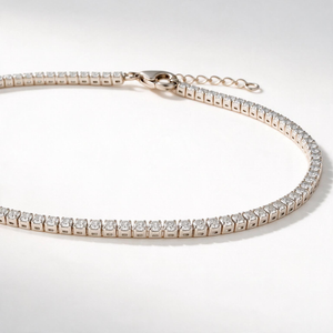 Pavé Silver Chain Necklace